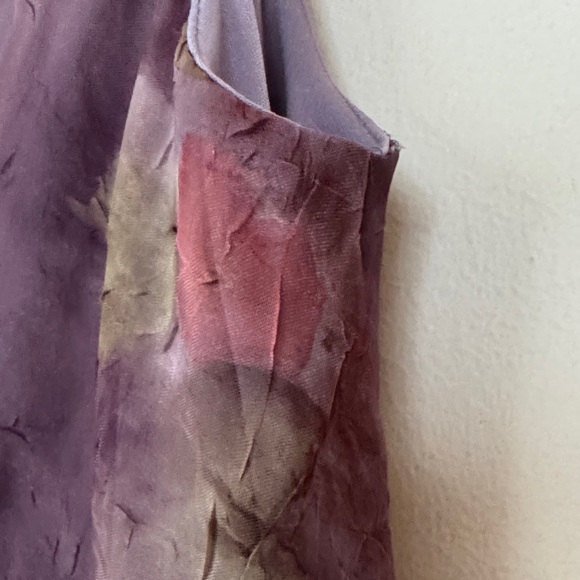 Breaking’ Loose Lilac Floral Chiffon Sleeveless Midi Dress. Size 11/12 - Picture 9 of 12